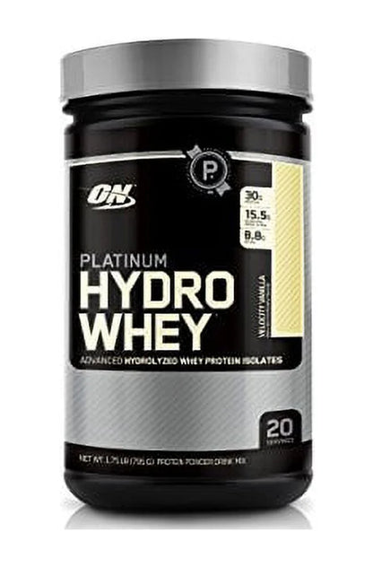 Optimum Nutrition Platinum Hydrowhey Protein Powder, Velocity Vanilla,1.75 Pound