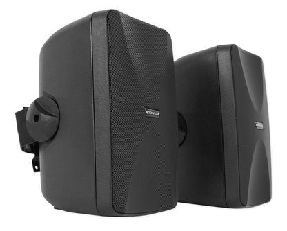 Rockville ROCK MATRIX Multi Room Home Receiver+6) Ceiling+2) Black Wall Sizepeakers