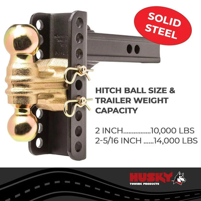 Husky Towing 33104 2" Receiver Trailer Hitch Ball Mount