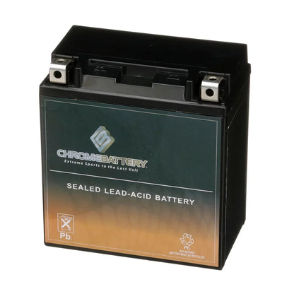 Chrome Battery Ytx20ch-bs (20ch-bs 12 Volts,18 Ah, 270 Cca) Motorcycle Battery for Kawasaki 1600cc Vn1600-b Vulcan Mean Sizetreak 2004