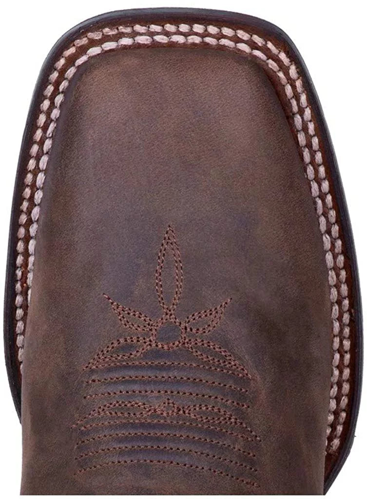 Dan Post Womens Western Boot Wide Sizequare Toe Brown 8 W