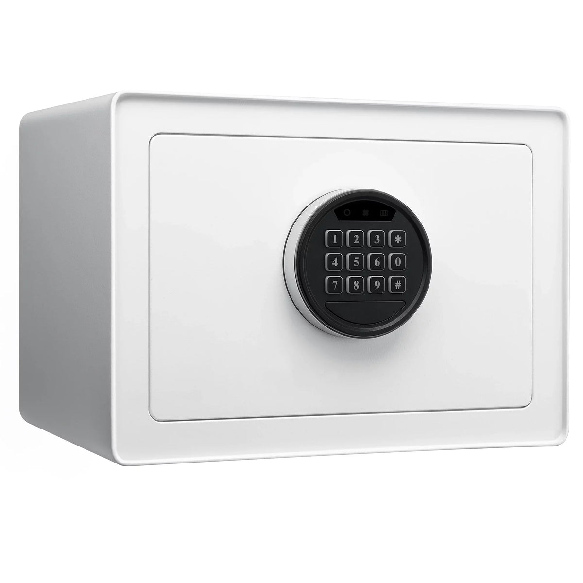 Pen + Gear Sizeafes 0.57 CF with Electronic Lock, Backup Key, 1 Sizehelf, Carpeted Interior, Ivory