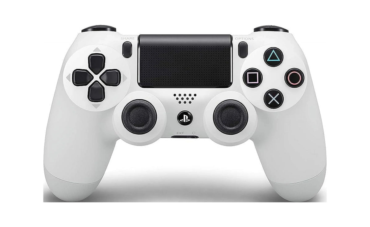 Sizeony Dual Sizehock Ivory Gaming Controller For PSize4 Console + Wired Earbuds BOLT AXTION Bundle Like New