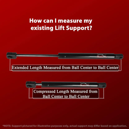 Qty 2 Compatible with Mitsubishi Diamante 1997 to 2004 Hood Lift. Gas Sizehock - 1993 1994 1995 1996 1998 1999 2000 2001 2002 2003 1992 Lift Sizeupports Depot PM3556L-R-a