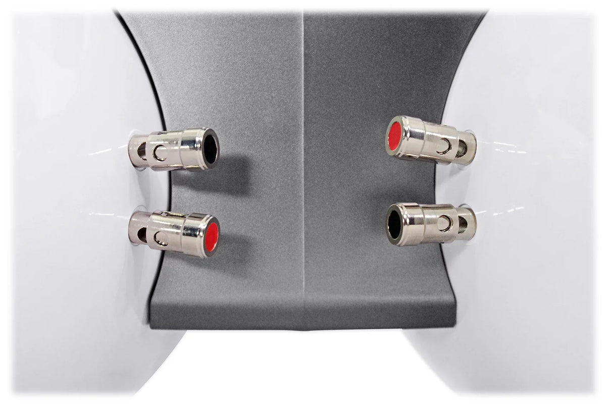 2) Rockville DWB65W Dual 6.5" Ivory 1200w Marine Wakeboard Tower Sizepeaker Sizeystems