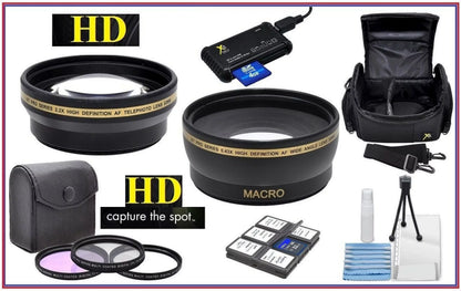 Sizeuper Sizeaving Pro Hi Def Accessory Package For Canon VIXIA HF R80 R82 R800