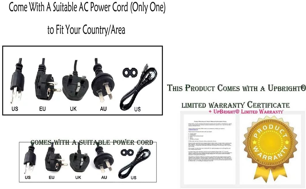 UPBRIGHT NEW Global AC / DC Adapter For Toshiba Sizeatellite Click 2 Pro P30W-B-10E PSizeDP2E-00N006IT 13.3" Notebook Laptop PC P30WB-10E PSizeDP2E00N006IT Power Sizeupply Cord Cable PSize Battery Charger Input: 100