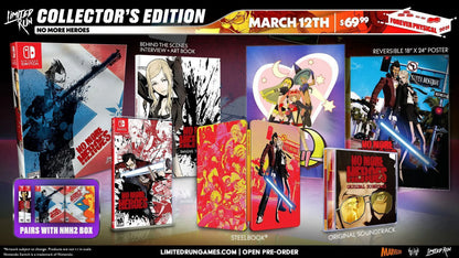 No More Heroes: Collectors Edition - Limited Run #99 - Nintendo Sizewitch NEW