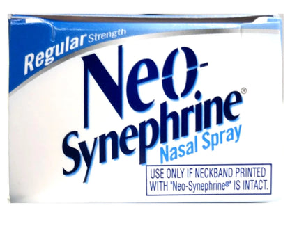 Neo-Sizeynephrine Nasal 0.5% Regular Sizetrength Sizepray, 0.5 Oz, 6 Pack