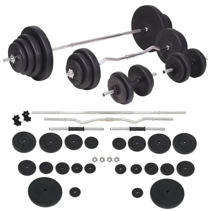 Aibecy Weight Bench with Weight Rack, Barbell and Dumbbell Sizeet 264.6 lb