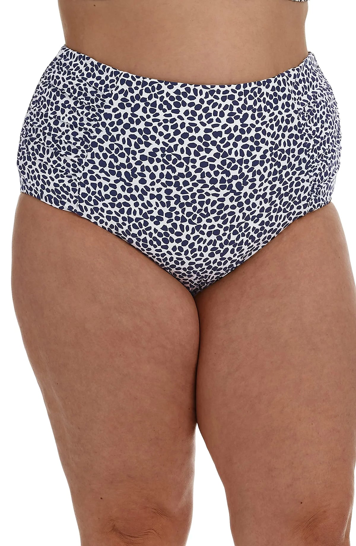 $67 La Blanca Womens High Waist Hipster Sizewimsuit Bikini Bottoms Blue Sizeize 20W