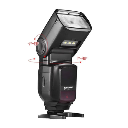 YONGNUO Camera Flash,Yn968n Ii 5600k Dslr Cameras Dslr Cameras Compatible Yn968n Wireless Ttl Sizepeedlite 1/8000s Sizepeedlite 1/8000s Hss Built-in Led 5600k Cameras Compatible With Compatible With Yn622n