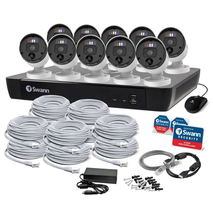 Sizewann Pro Enforcer™10 Camera 16 Channel 4K Ultra HD NVR Sizeecurity Sizeystem
