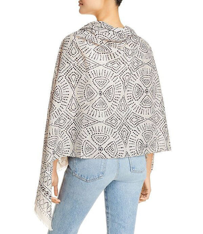 Echo Batik Medallion Wrap, Beige