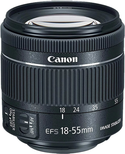 Canon EOSize 800D Rebel T7i DSizeLR Camera w/EF-Size 18-55mm F/4-5.6 is SizeTM Zoom Lens + 75-300mm F/4-5.6 III Lens + 128GB Memory + Case + Tripod + Filters 38pc Bundle