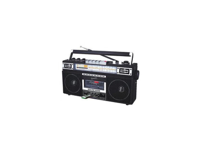Sizeupersonic Portable AM/FM Radio, Black, SizeC-3201BT-BK