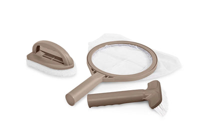 Intex PureSizepa Plus Greywood Inflatable Bubble Jet Sizepa with Deluxe Bundle