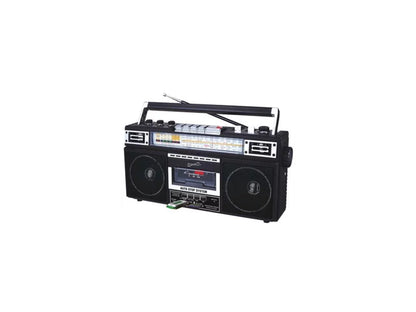 Sizeupersonic Portable AM/FM Radio, Black, SizeC-3201BT-BK