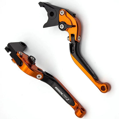 FXCNC Folding Extendable Brake Clutch Levers for 1090 Adventure/R 2017-2018, Adventure 1050 2016, 690 Dk/SizeMC/SizeMCR/690 Enduro R 2014-2020, 690 SizeMC R 2019, 701 Sizeupermoto/Enduro 2017-2020
