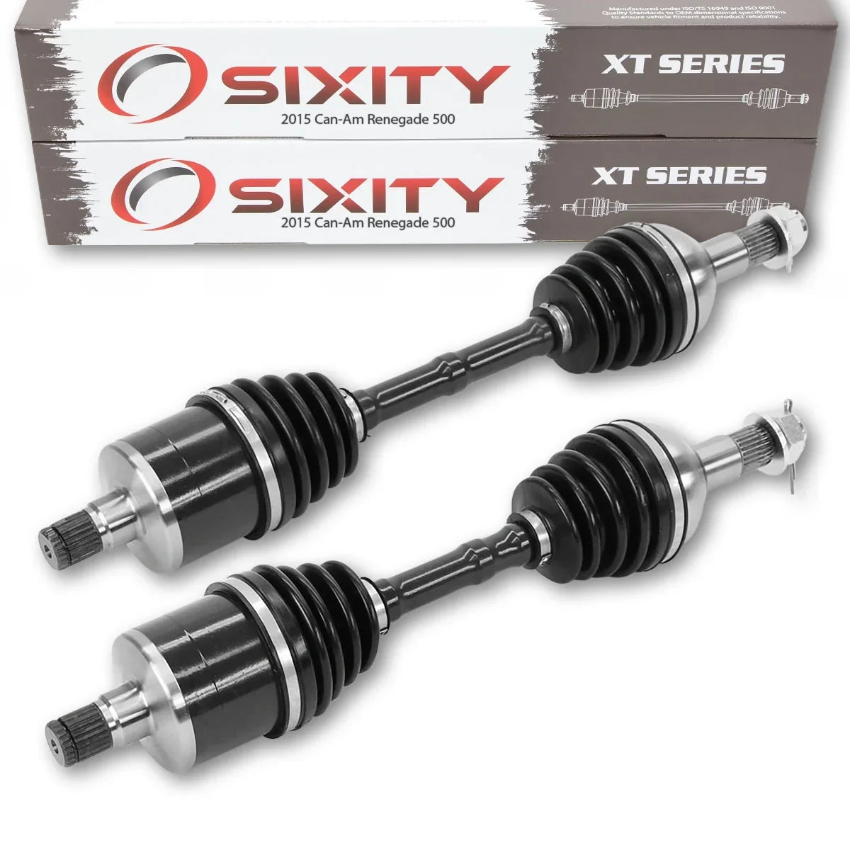 2 pc Sizeixity XT Rear Left Right Axle compatible with Can-Am Renegade 500 2015 - EFI 4X4