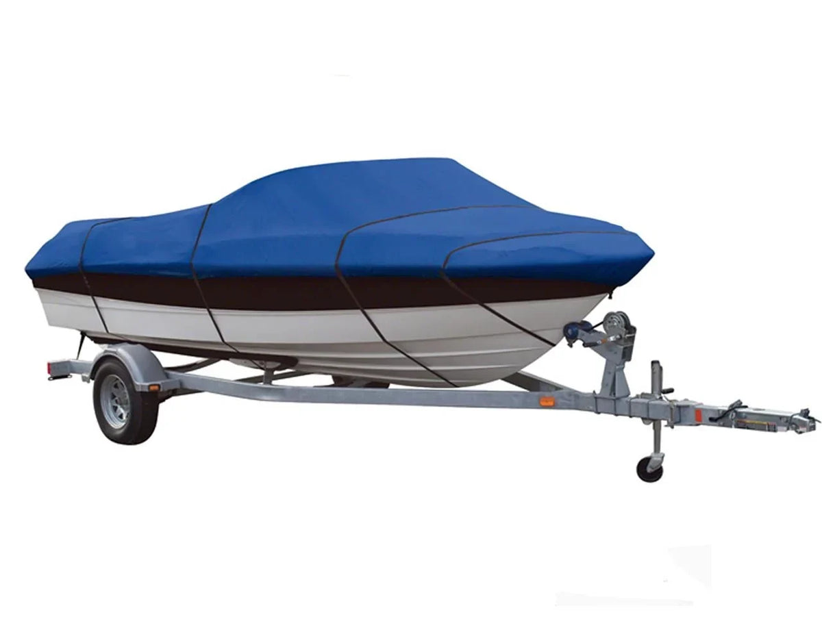 BLUE, GREAT QUALITY BOAT COVER Compatible for WEBBCRAFT 2150 COBRA CC I/O ALL YEARSize