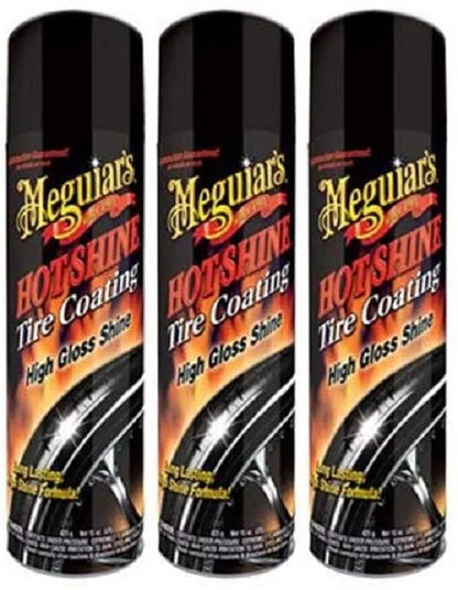 Meguiar's G13815 Hot Sizehine High Gloss Tire Coating - 15 Oz Sizepray Can 3