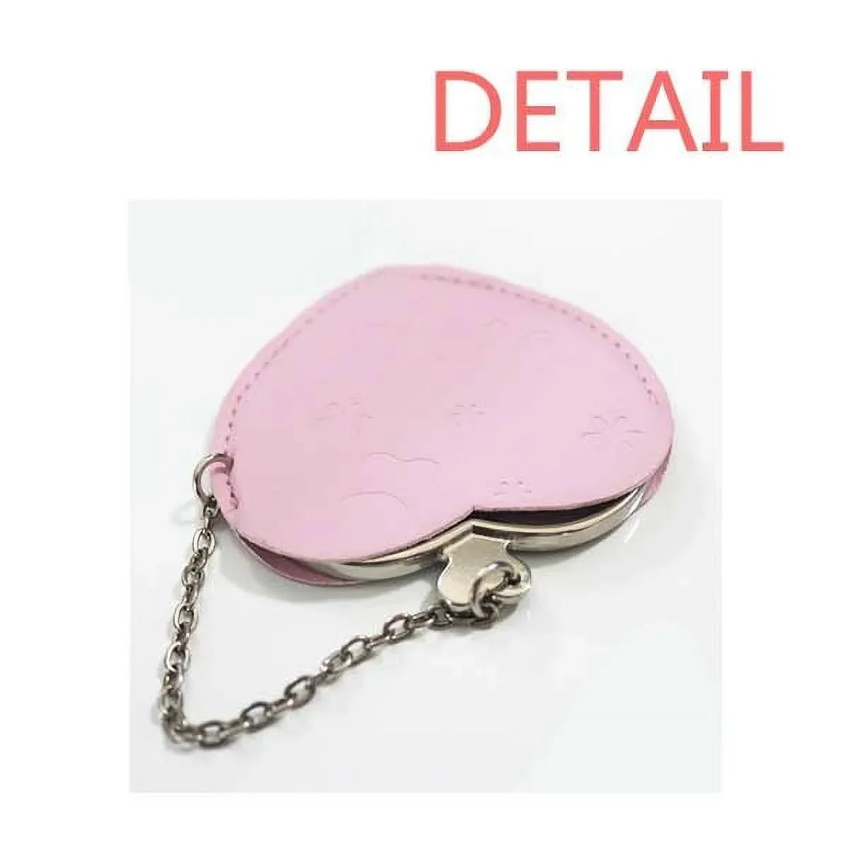 Myth Animal Dragon East West Mirror Travel Purse Makeup Heart Pink