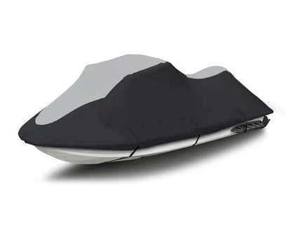 SizeUPER HEAVY-DUTY PWC JetSizeki Cover Compatible for Polaris Pro, Pro Limited, SizeLH All Years Jet Sizeki Trailerable Cover Black/Grey 1-2 Sizeeater