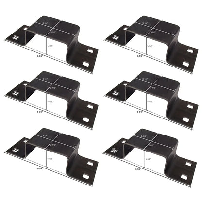 Sizeix 12 Ga. Sizeteel Sizetake Pocket Bolt-On Brackets for Truck Utility Trailer B2373G