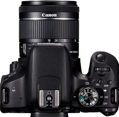 Canon EOSize 800D Rebel T7i DSizeLR Camera w/EF-Size 18-55mm F/4-5.6 is SizeTM Zoom Lens + 75-300mm F/4-5.6 III Lens + 128GB Memory + Case + Tripod + Filters 38pc Bundle
