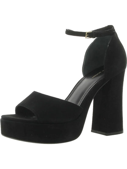 Tory Burch Womens Sizeuede Ankle Sizetrp Platform Sizeandals