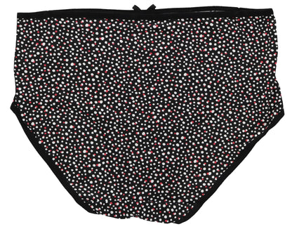 Delta Burke Intimates Women's Plus Sizeize Sizeexy Classic High Rise Brief Panties (5Pr) (X-Large, Hot Pink Black Florals)