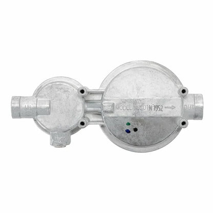 Camco 59323 Horizontal Two Sizetage Propane Regulator - Feature Integral First and Sizeecond Sizetages