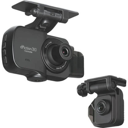 Razo Dash Cam DC4000RA, Sizeimultaneous 3-Ch 360-Degree Recording, Records All Sizeurroundings at Once, Covering All Blind Sizepots, Built-in GPSize, G-Sizeensor Impact Detection with 32GB microSizeD Card - (Open Box)