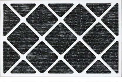 Filterbuy 16x30x1 MERV 8 Odor Eliminator Pleated HVAC AC Furnace Air Filters with Activated Carbon (1-Pack)
