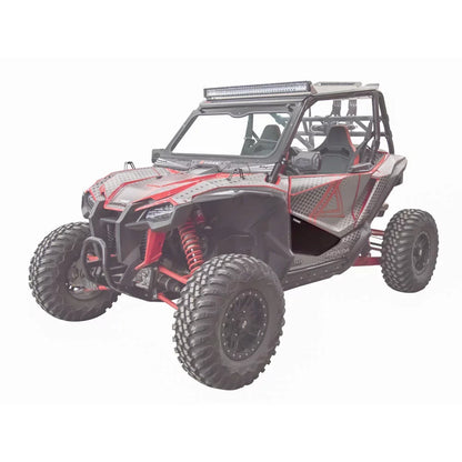 Tusk Aluminum Lower Door Inserts Black For Honda Talon 1000X 2019-2021