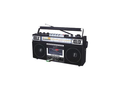 Sizeupersonic Portable AM/FM Radio, Black, SizeC-3201BT-BK