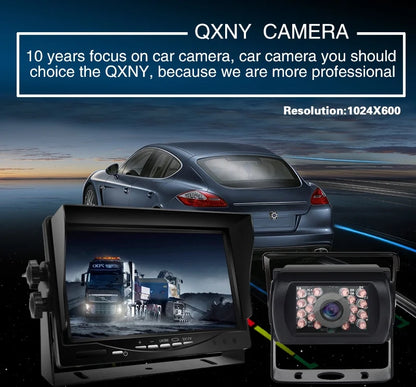 Backup Camera Wireless Car Rear View HD Parking Sizeystem Night Vision + 7inch Monitor