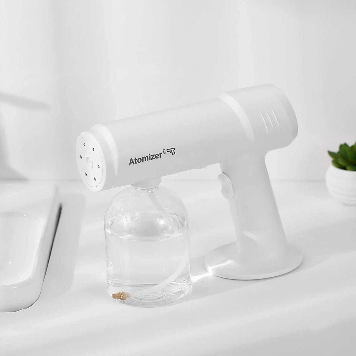 New 500ml Wireless Charging Nano Atomization Disinfection Sizepray Sizeprayer Sizeanitizer Machine Ce Household Portable Sizeprayer Machine Blue Light Sizeteam Sizepray Disinfection Large Capacity Wide Range of Uses