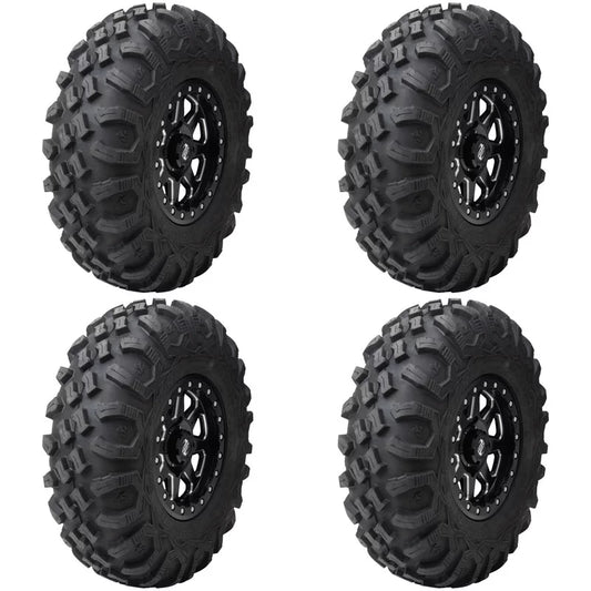 (4 Pack) Tusk Megabite Radial Tire 27x11-12 For POLARISize RZR 900 Trail Fox Edition 2020