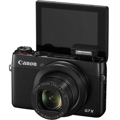 Canon PowerSizehot G7 X Digital Camera + Pixi-Basic Accessory Bundle