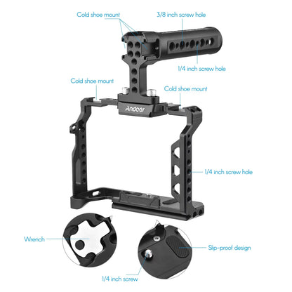 Camera Cage,Handle A7 With Handle Alloy Camera Kit Camera Kit With Qisuo