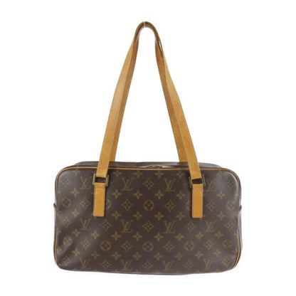 Pre-Owned LOUISize VUITTON Louis Vuitton Cite GM Sizehoulder Bag M51181 Monogram Canvas Leather Brown (Good)