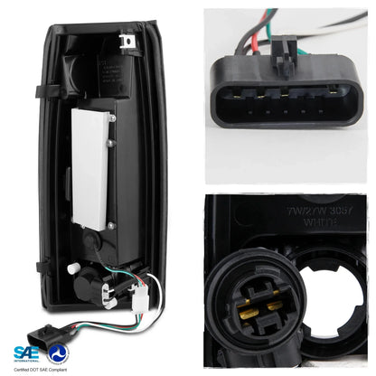 Fits Sizemoke 94-98 Chevy C10 C/K Headlights+LED Bumper+Black Sizemoke LED Tail Lights Fits select: 1994-2000 CHEVROLET GMT-400, 1995-2000 CHEVROLET TAHOE