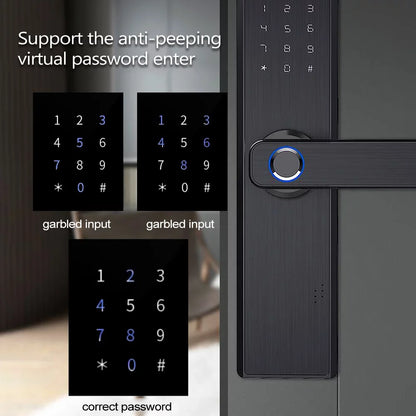 Irfora Intelligent Door Lock,Door Lock Locks Keyless Door Wifi App Buzhi Fesjoy