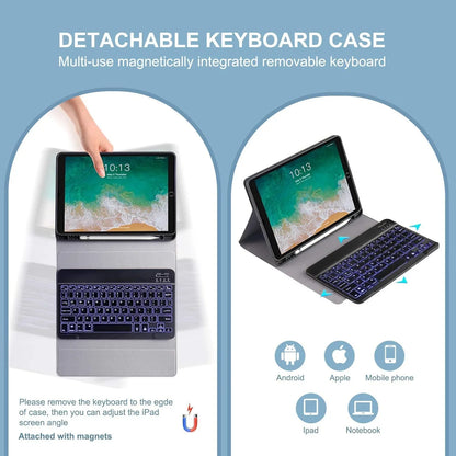 VOWUBO iPad Keyboard Case for Air 3rd Gen 10.5" (2019), iPad Pro 10.5" (2017) Magnetically Detachable