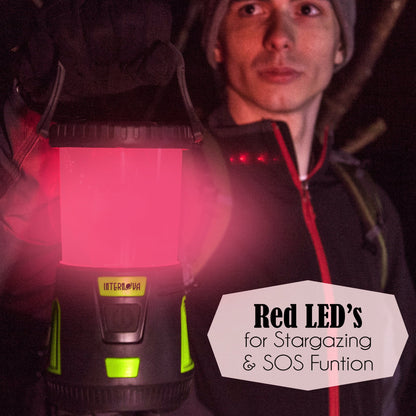 Internova Monster LED Camping Lantern, 2000 Lumens Output for Camping, Hiking, Emergency Use and Power Outages